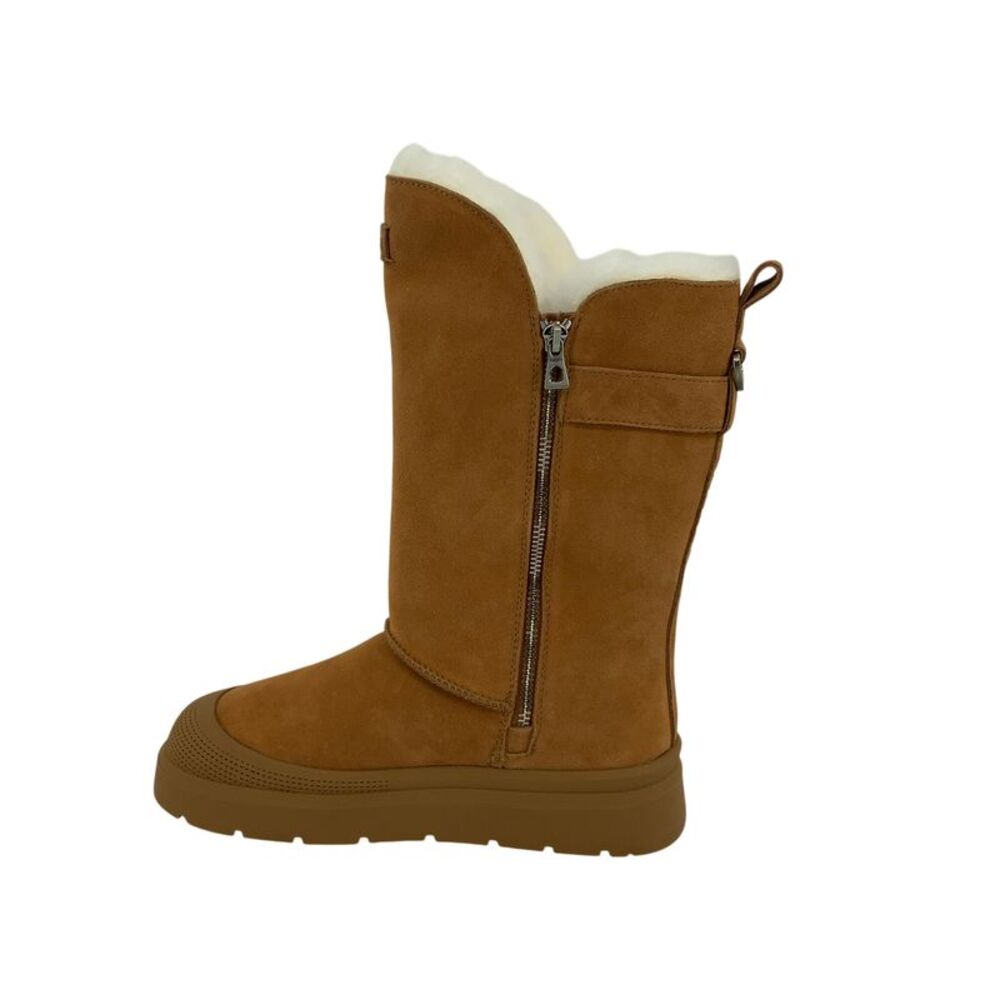 Rudsak Women Klair Suede Winter Mid-height Boot Tan 9